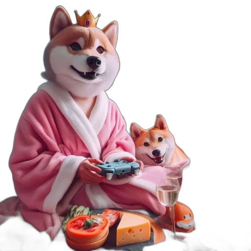 food, animal, concept art, 3d render transparent PNG cut-out