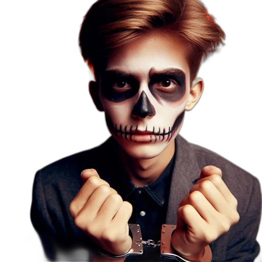 mask, face, photorealistic, cartoon transparent PNG cut-out