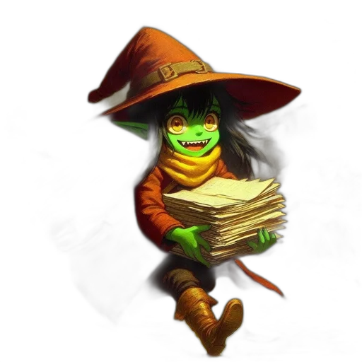 staff, mask, hat, fantasy art transparent PNG cut-out