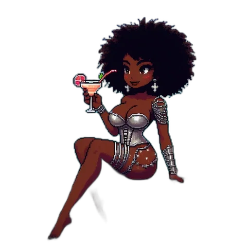dress, pixel art, cartoon, concept art transparent PNG cut-out
