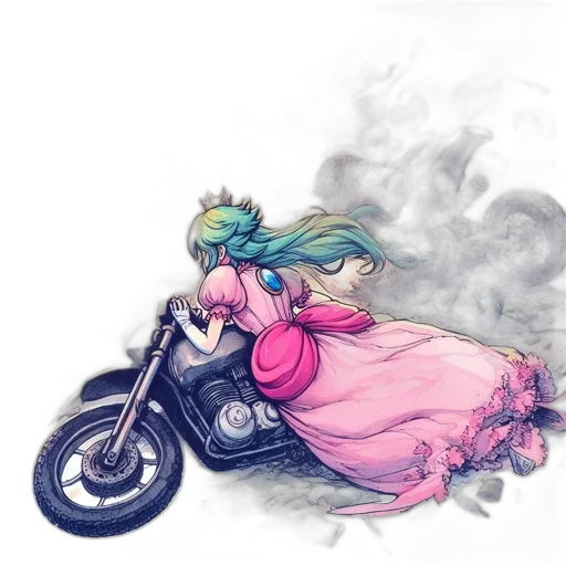 dress, dragon, concept art, watercolor transparent PNG cut-out