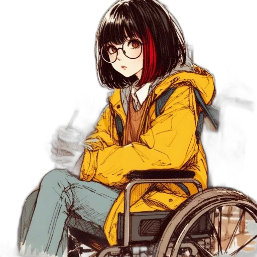 jacket, robot, watercolor, concept art transparent PNG cut-out