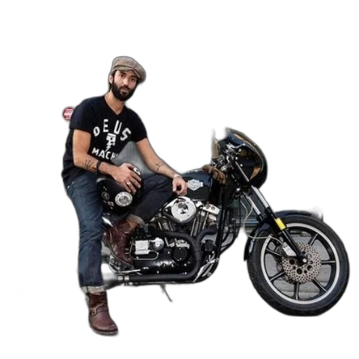 photorealistic, man, black, deus transparent PNG cut-out