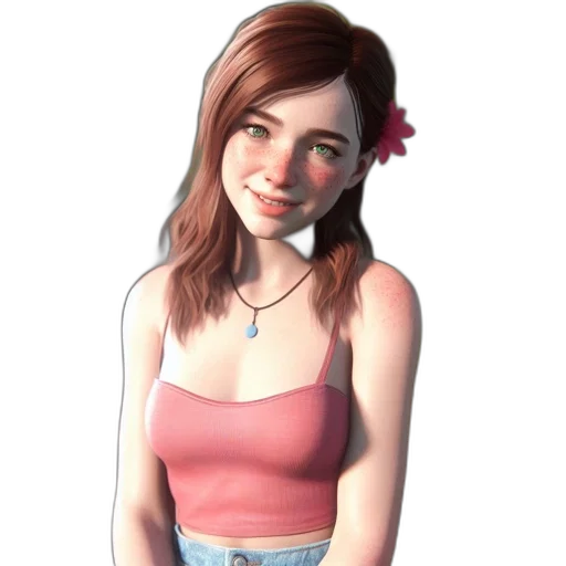 face, staff, dress, photorealistic transparent PNG cut-out