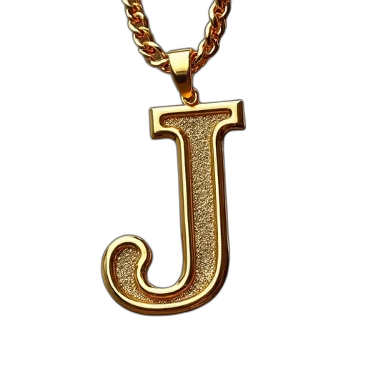 jewelry, staff, golden, alphabet transparent PNG cut-out