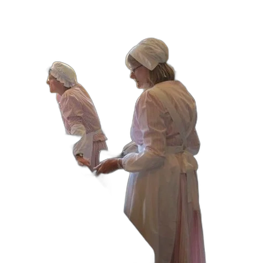 staff, hat, dress, weapon transparent PNG cut-out