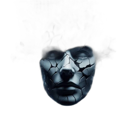mask, face, creature, robot transparent PNG cut-out