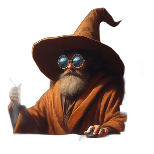 staff, hat, creature, mask transparent PNG cut-out