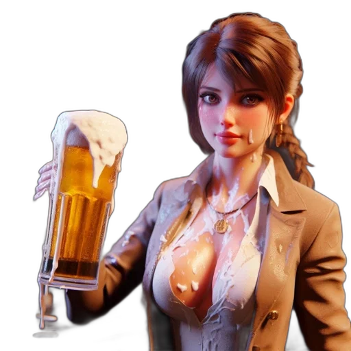 jacket, weapon, 3d render, concept art transparent PNG cut-out