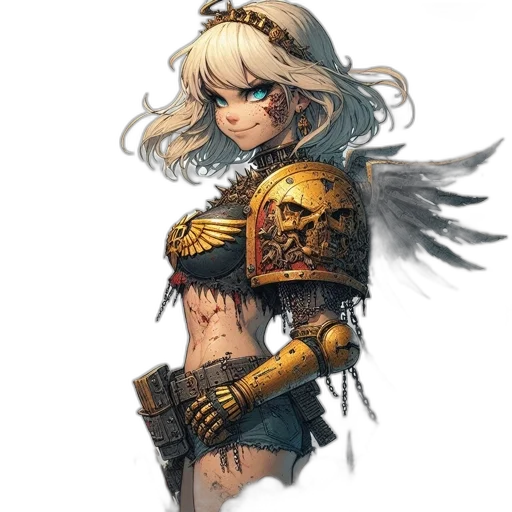 sword, weapon, dress, fantasy art transparent PNG cut-out