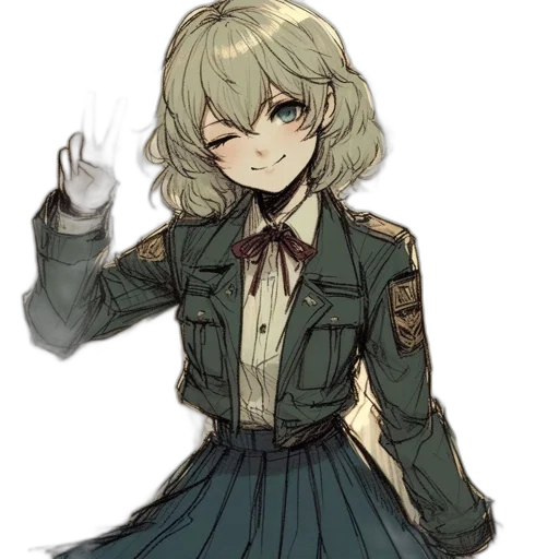 staff, jacket, weapon, dress transparent PNG cut-out