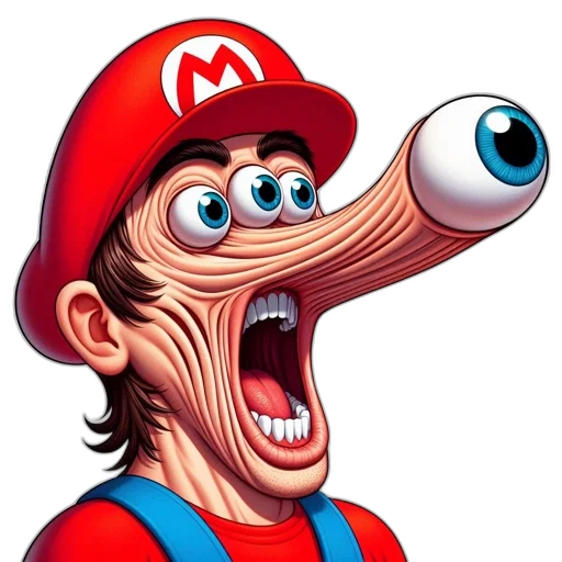 face, mask, hat, creature transparent PNG cut-out