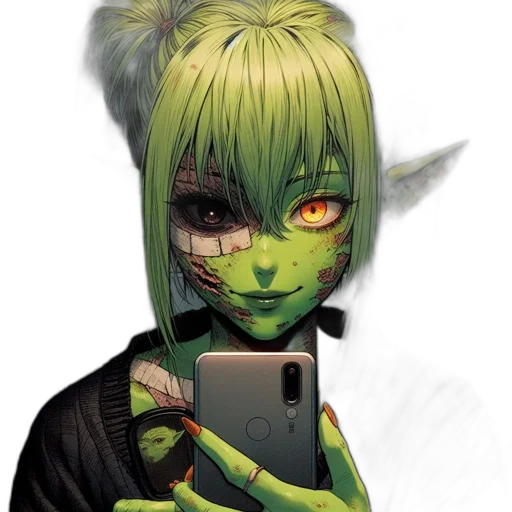 mask, face, creature, staff transparent PNG cut-out