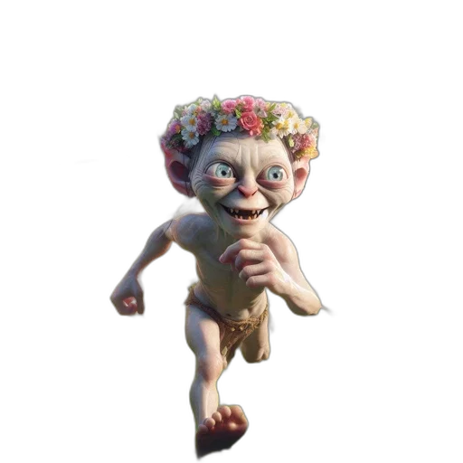 creature, face, mask, staff transparent PNG cut-out