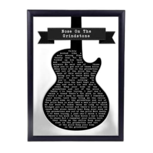 black, white, poster, features transparent PNG cut-out