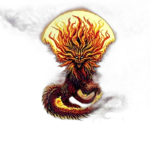 dragon, staff, crown, creature transparent PNG cut-out