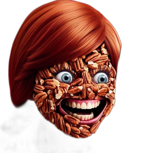 mask, creature, face, hair transparent PNG cut-out