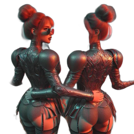 robot, 3d render, concept art, fantasy art transparent PNG cut-out