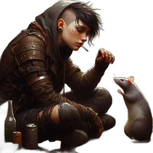animal, jacket, creature, concept art transparent PNG cut-out