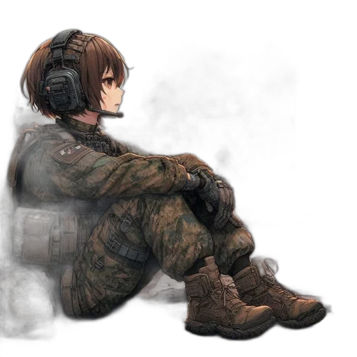 weapon, jacket, face, robot transparent PNG cut-out