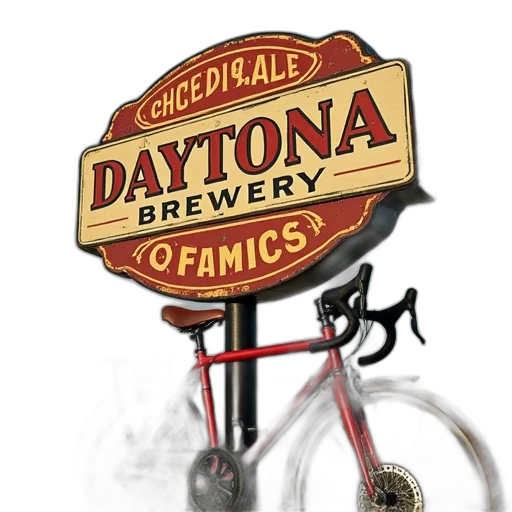 daytona, brewery, bike, brew transparent PNG cut-out