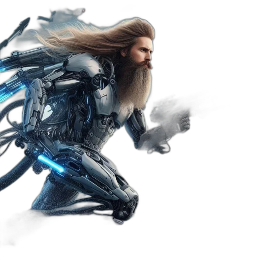 hair, concept art, fantasy art, comic book art transparent PNG cut-out