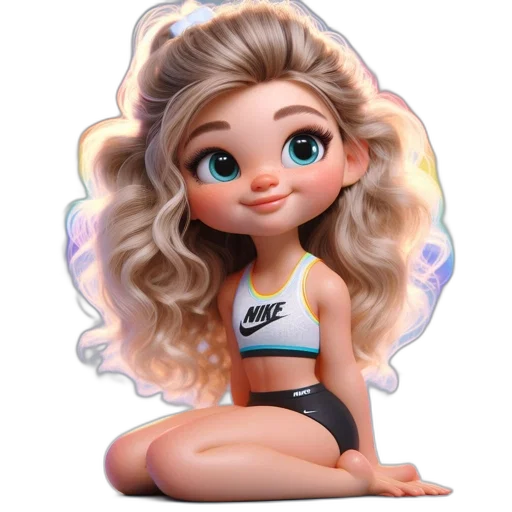 hair, cartoon, photorealistic, fantasy art transparent PNG cut-out
