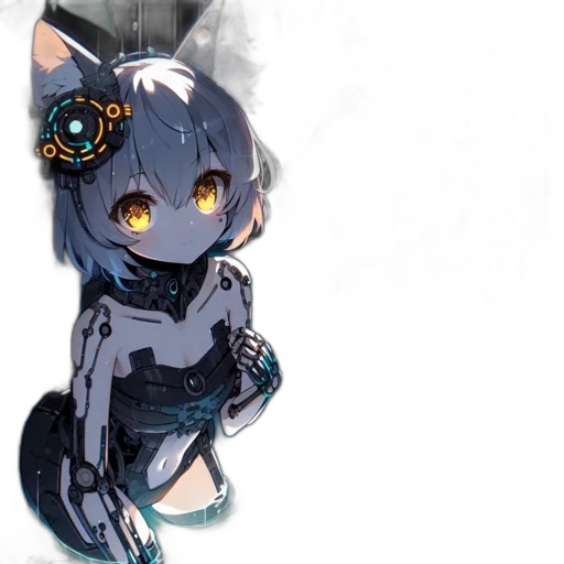 robot, staff, creature, animal transparent PNG cut-out