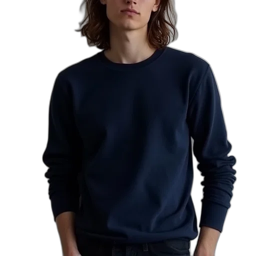 jacket, hair, face, staff transparent PNG cut-out