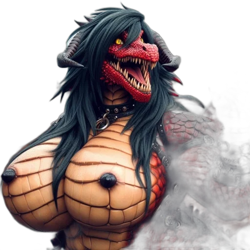 dragon, creature, mask, fantasy art transparent PNG cut-out