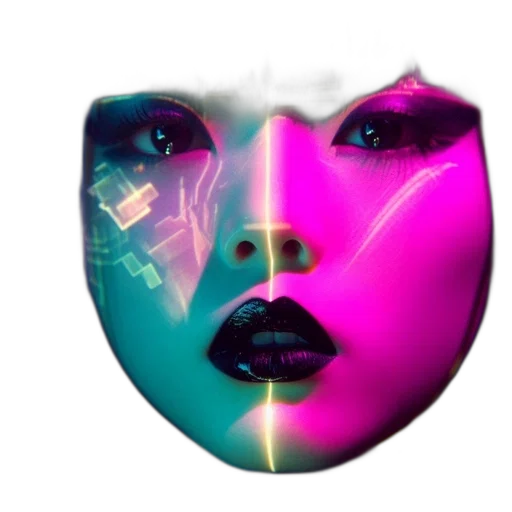 mask, face, robot, jewelry transparent PNG cut-out
