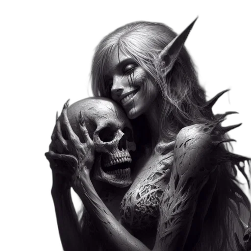 face, creature, fantasy art, concept art transparent PNG cut-out