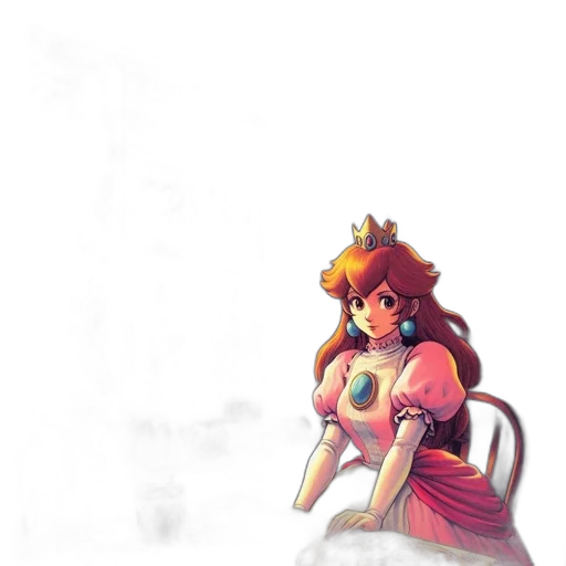 crown, dress, staff, weapon transparent PNG cut-out