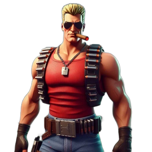 jacket, weapon, face, concept art transparent PNG cut-out