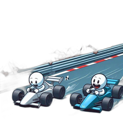 car, concept art, pixel art, cartoon transparent PNG cut-out