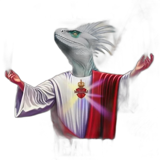 dragon, creature, animal, staff transparent PNG cut-out