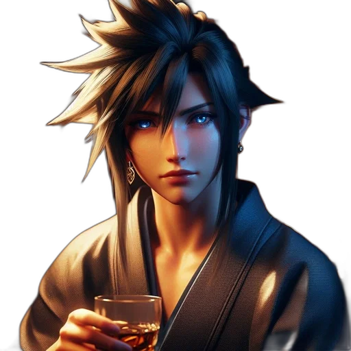 concept art, photorealistic, fantasy art, anime transparent PNG cut-out