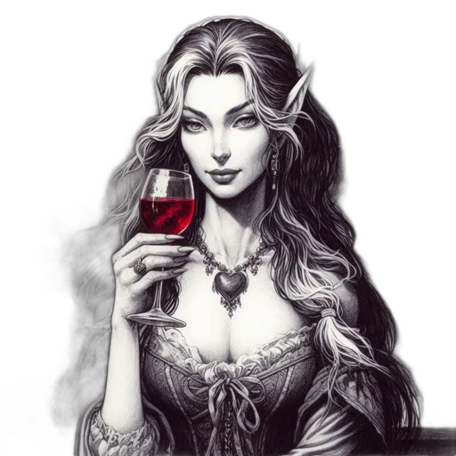 dress, jewelry, fantasy art, pixel art transparent PNG cut-out