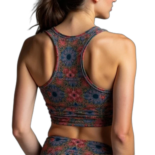 dress, colorful, back, view transparent PNG cut-out