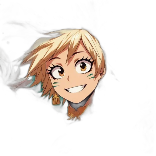 face, mask, hair, crown transparent PNG cut-out
