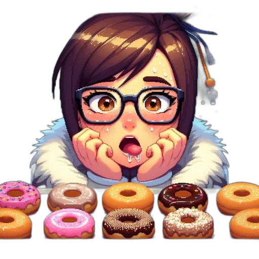 food, pixel art, concept art, anime transparent PNG cut-out