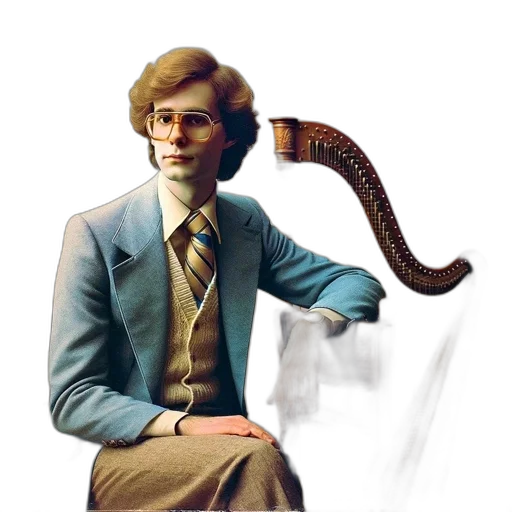staff, hair, creature, robot transparent PNG cut-out