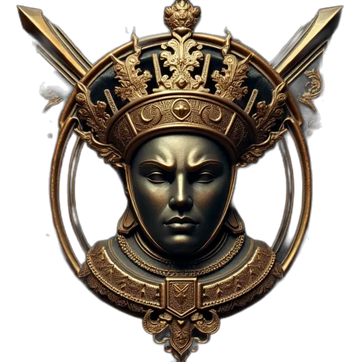 crown, staff, jewelry, mask transparent PNG cut-out