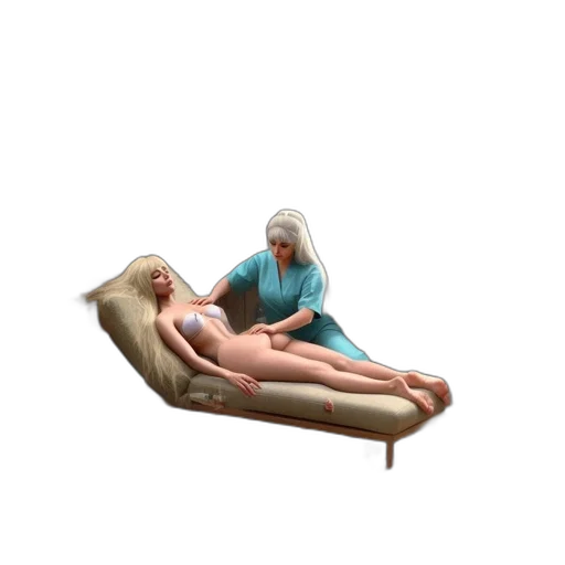 furniture, 3d render, concept art, pixel art transparent PNG cut-out