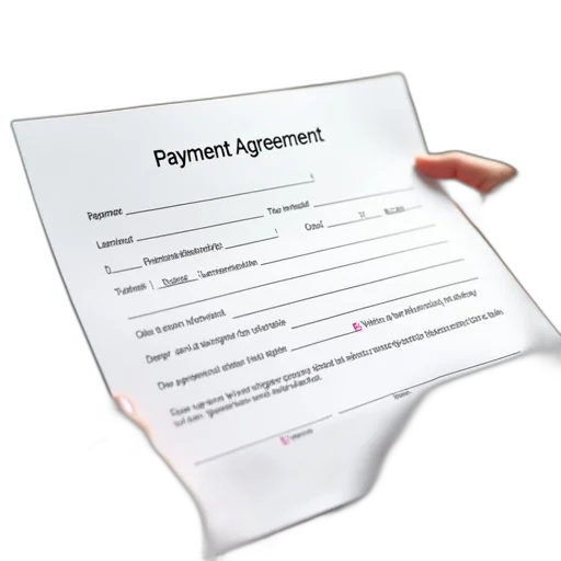 payment, agreement, form, download transparent PNG cut-out