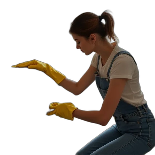 staff, weapon, jacket, shoes transparent PNG cut-out