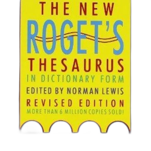 new, roget, thesaurus, dictionary transparent PNG cut-out