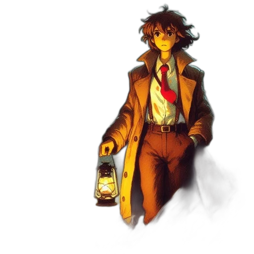 jacket, bottle, staff, concept art transparent PNG cut-out
