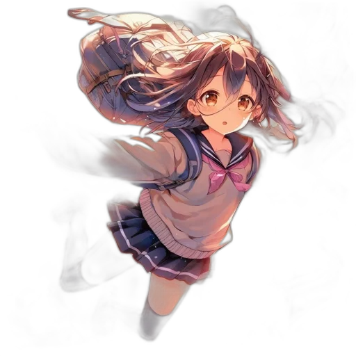 dress, weapon, hair, staff transparent PNG cut-out