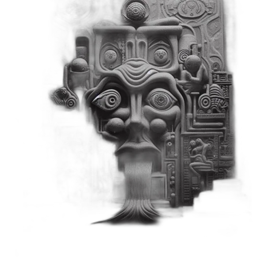 mask, face, robot, crown transparent PNG cut-out
